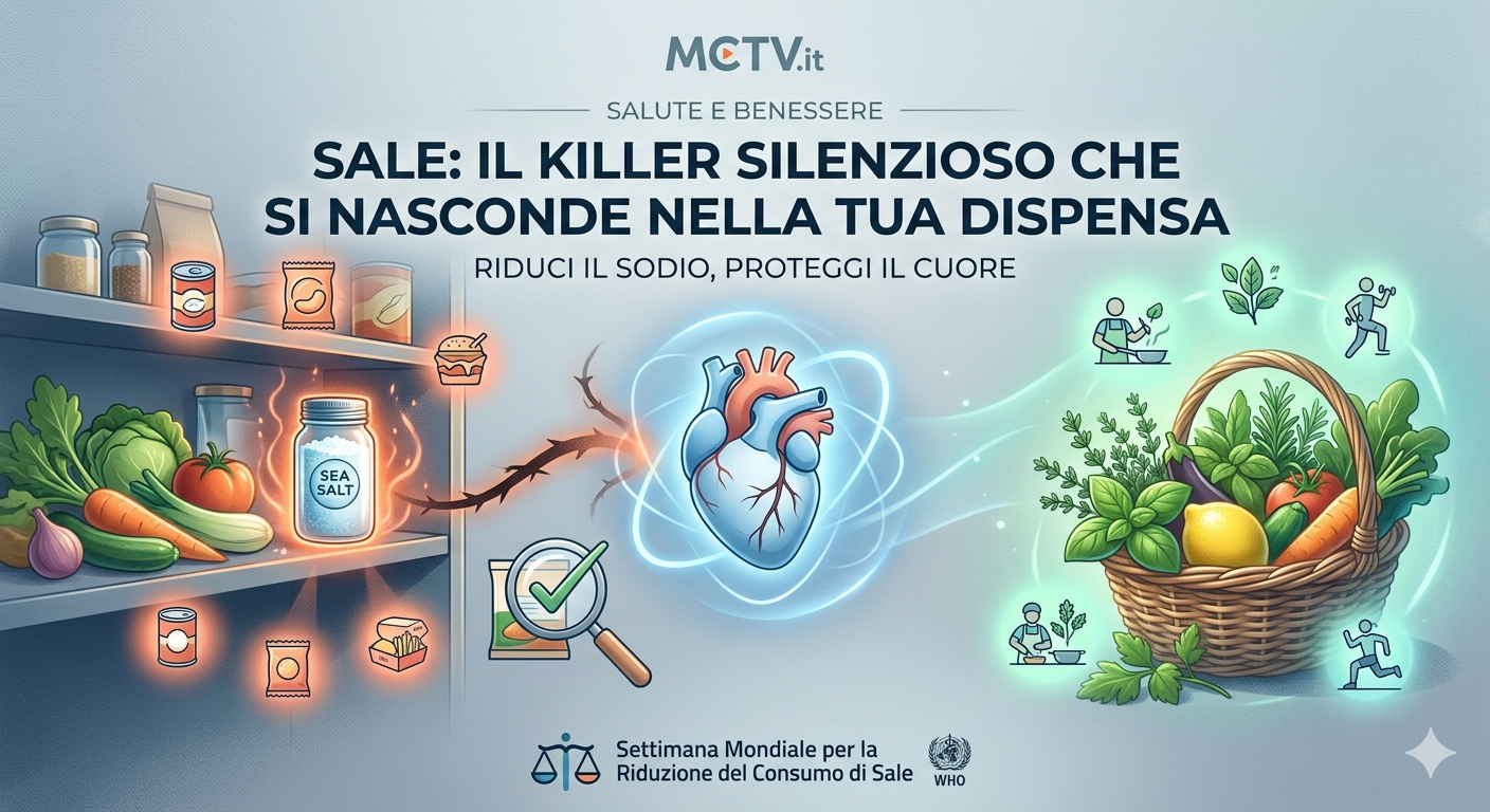 Sale: il killer silenzioso che si nasconde nella tua dispensa