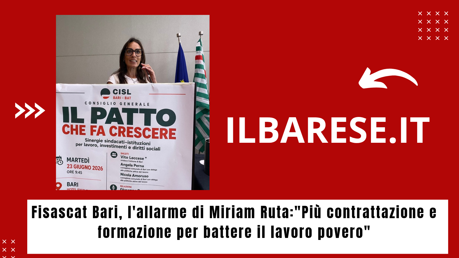 Lavoro povero, l'allarme di Fisascat Bari: "Serve dignità negli appalti e più formazione" (ILB)
