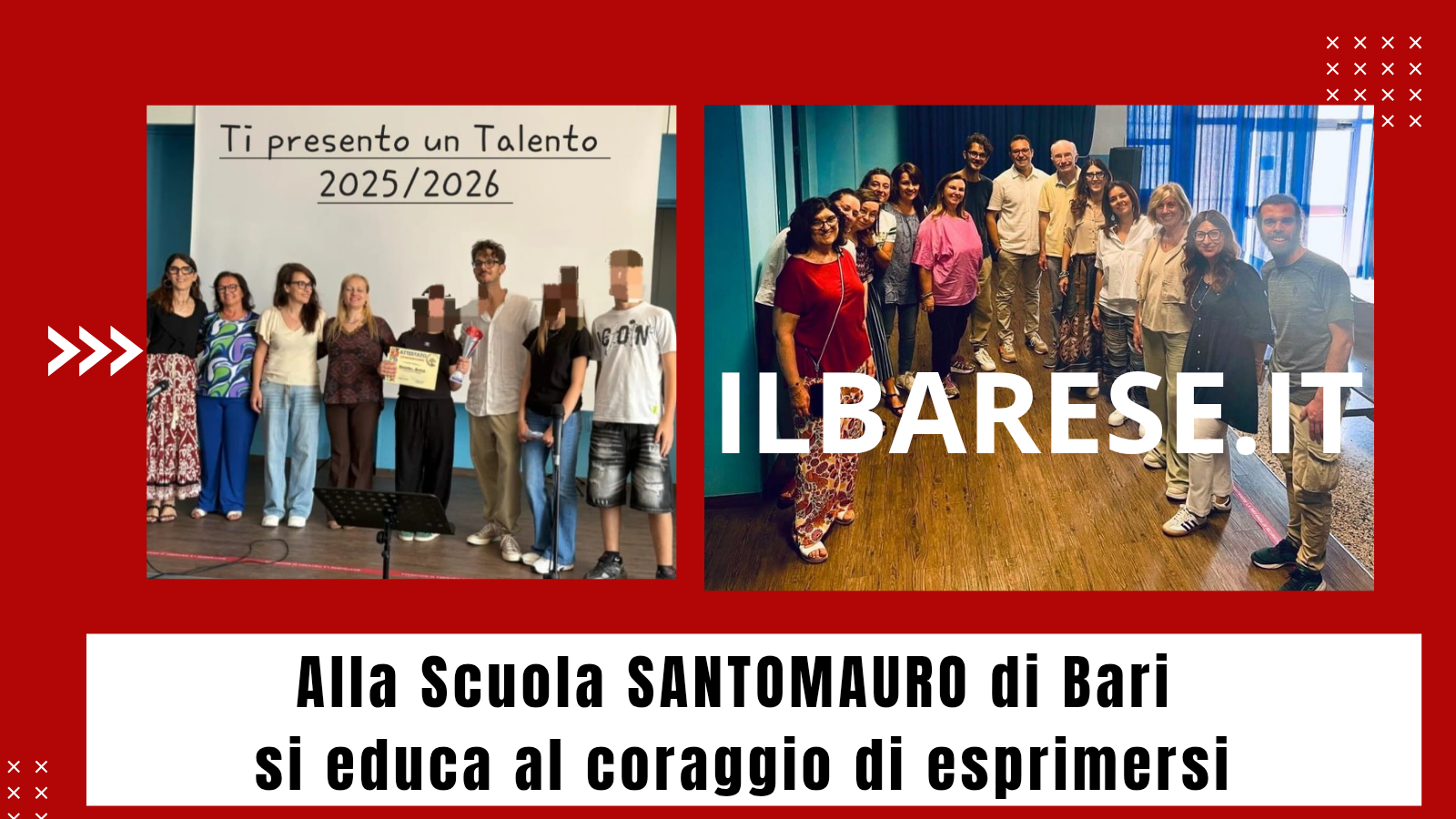 Alla Scuola SANTOMAURO di Bari si educa al coraggio di esprimersi (ILB)