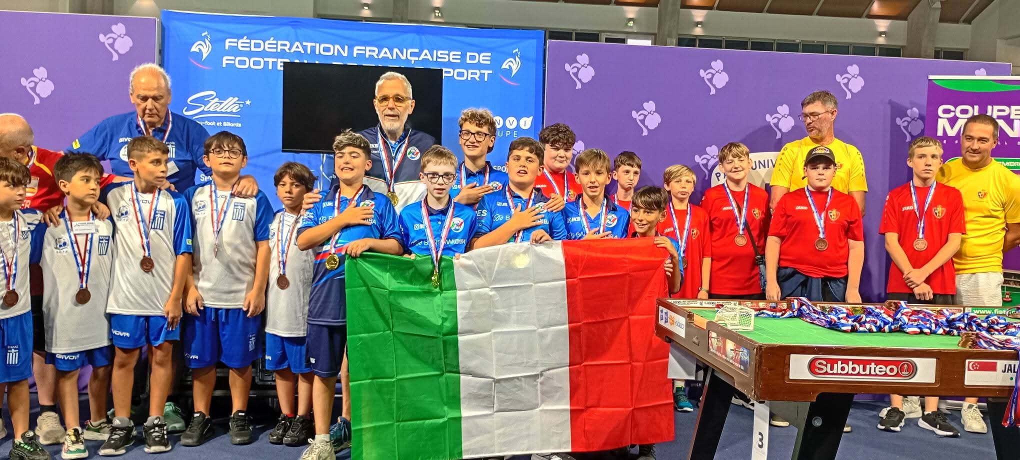 ILB: I Galletti azzurri sul tetto del mondo: tris d'oro a squadre alla FISTF World Cup 2026
