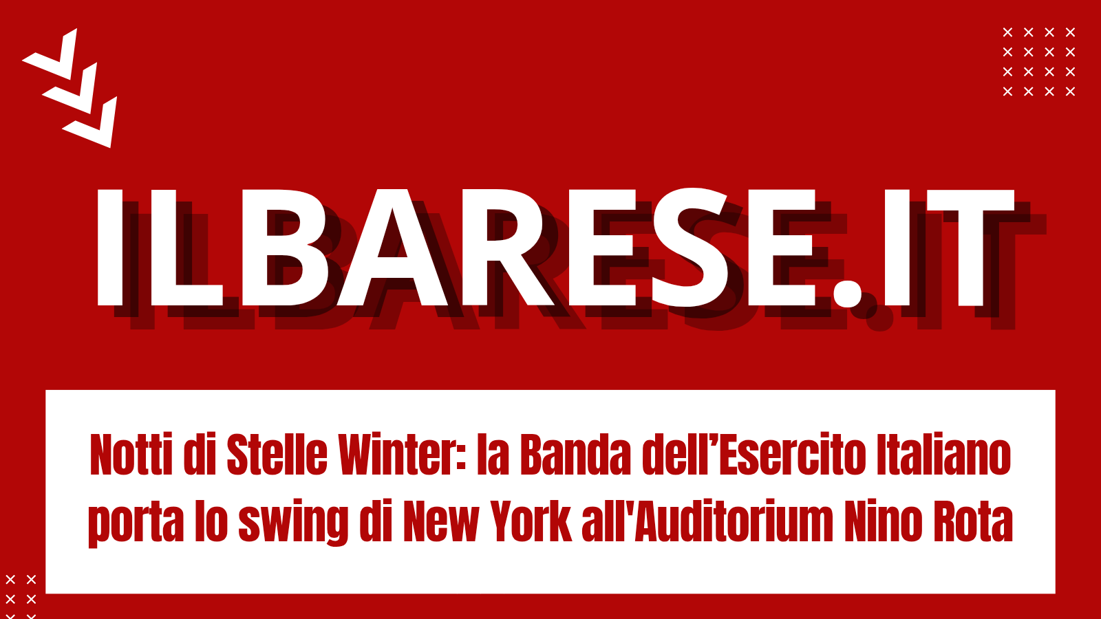 Notti di Stelle Winter: la Banda dell’Esercito Italiano porta lo swing di New York all'Auditorium Nino Rota